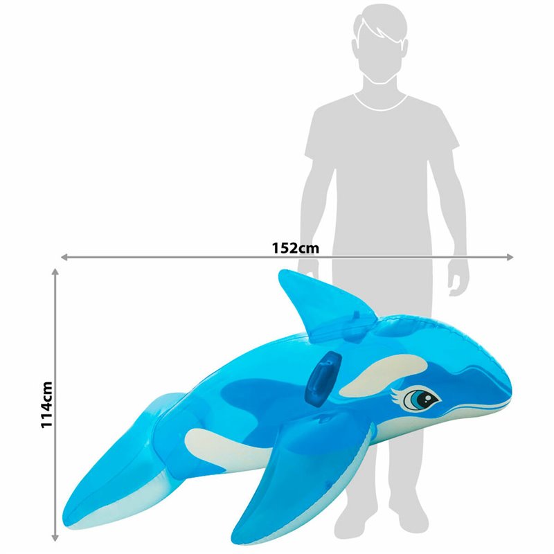 Image secondaire de Personnage pour piscine gonflable Intex Baleine 152 x 114 cm (6 Unités)