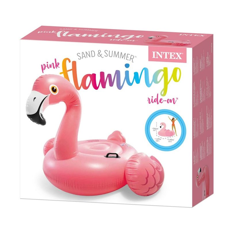 Image secondaire de Flamant Rose Gonflable Intex Rose 14,7 x 9,4 x 14 cm (4 Unités)