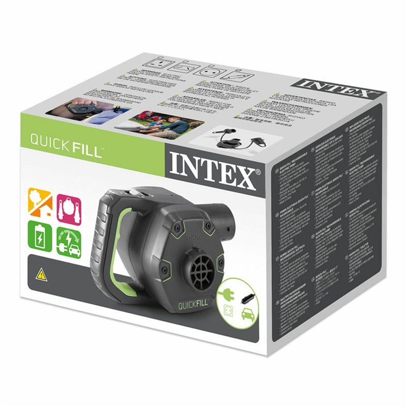 Image secondaire de Pompe à Air Electrique Intex Quick Fill Rechargeable 220-240 V 4 Unités