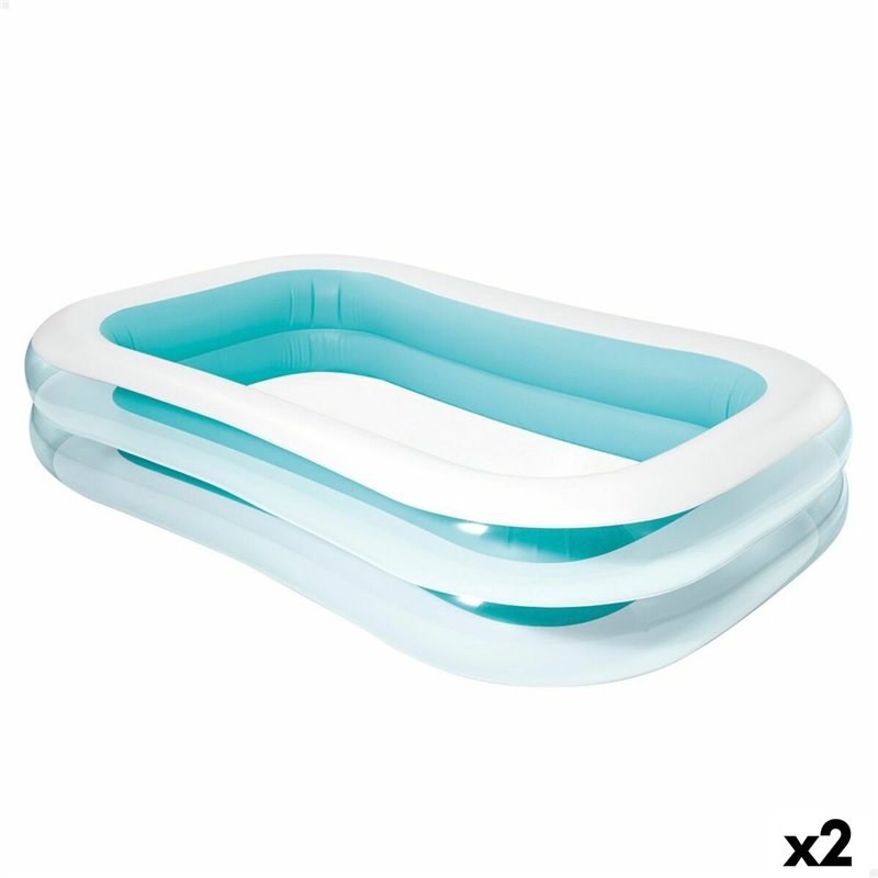 Piscine gonflable Intex Blanc/Vert 770 L 262 x 56 x 175 cm (2 Unités)