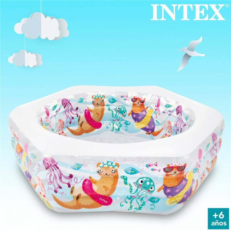 Image secondaire de Piscine gonflable Intex Acuario 510 L 191 x 61 x 178 cm (3 Unités)