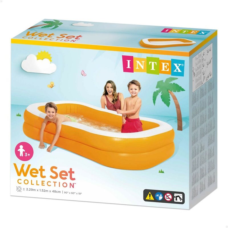 Image secondaire de Piscine gonflable Intex Mandarin Orange 600 L 229 x 48 x 152 cm (3 Unités)