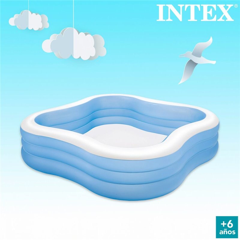 Image secondaire de Piscine gonflable Intex Bleu 1250 L 229 x 56 x 229 cm (2 Unités)