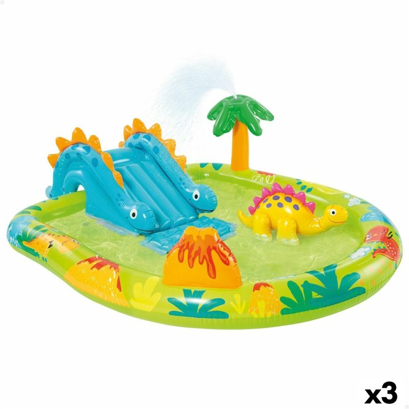 Pataugeoire gonflable pour enfants Intex Dinosaures Parc de jeux 191 x 5