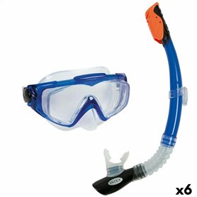 Masque de Plongée avec Tube Intex Aqua Pro Bleu (6 Unités) 119,99 €