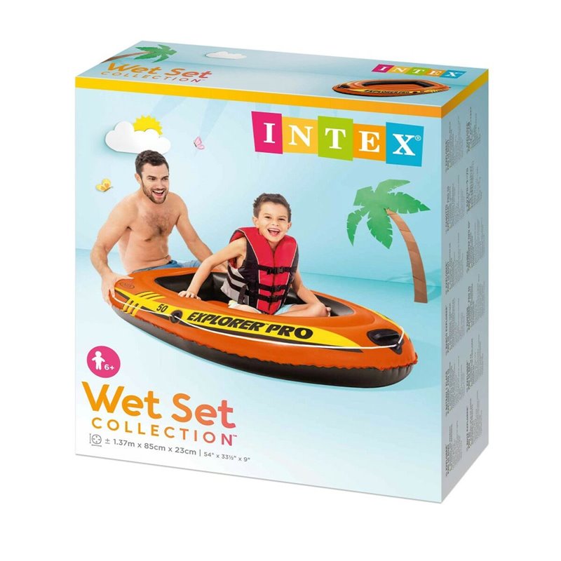 Image secondaire de Bateau gonflable Intex Explorer Pro 50 4 Unités 137 x 23 x 85 cm