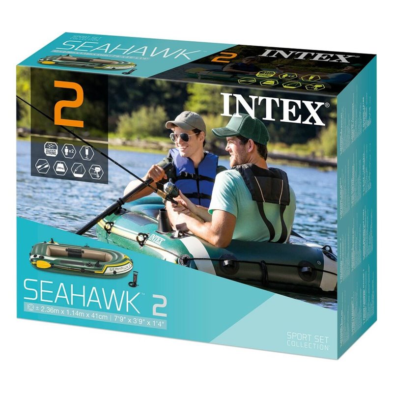 Image secondaire de Bateau gonflable Intex Seahawk 2 Vert 236 x 41 x 114 cm
