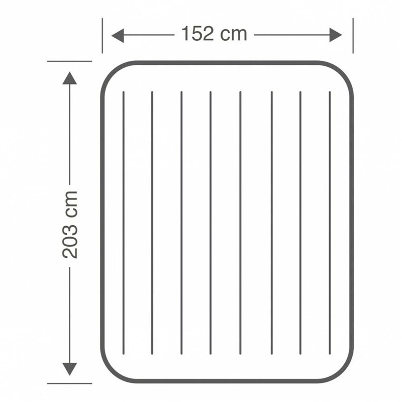 Image secondaire de Air bed Intex 152 x 25 x 203 cm (3 Unités)