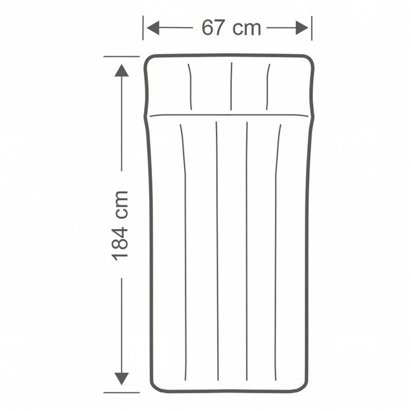 Image secondaire de Air bed Intex 67 x 17 x 184 cm (6 Unités)