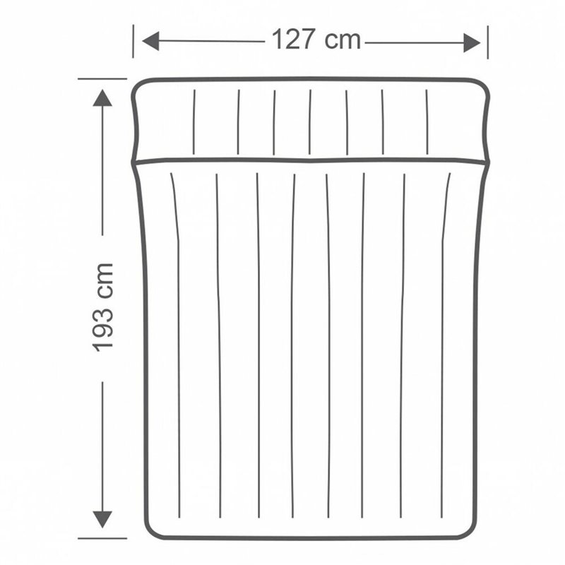 Image secondaire de Air bed Intex 127 x 24 x 193 cm (3 Unités)