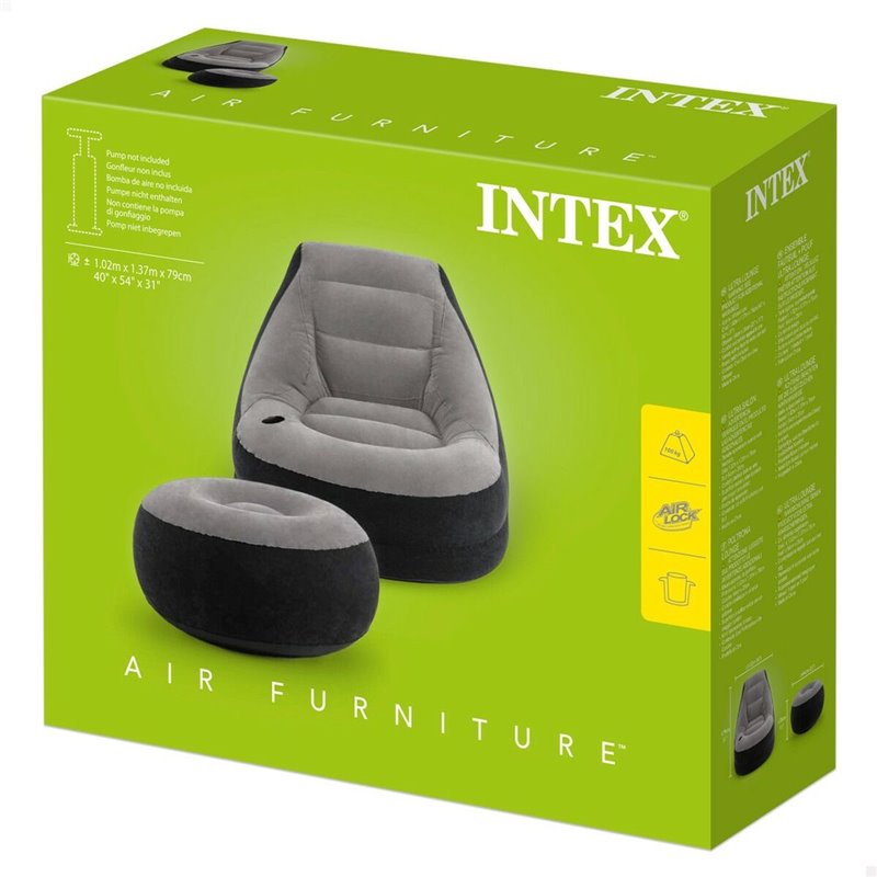 Image secondaire de Fauteuil gonflable Intex ULTRA LOUNGE 99 x 76 x 130 cm (4 Unités)