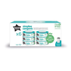 TOMMEE TIPPEE Lot de 6 Recharges Poubelle a Couches Simplee. Protection 52,99 €