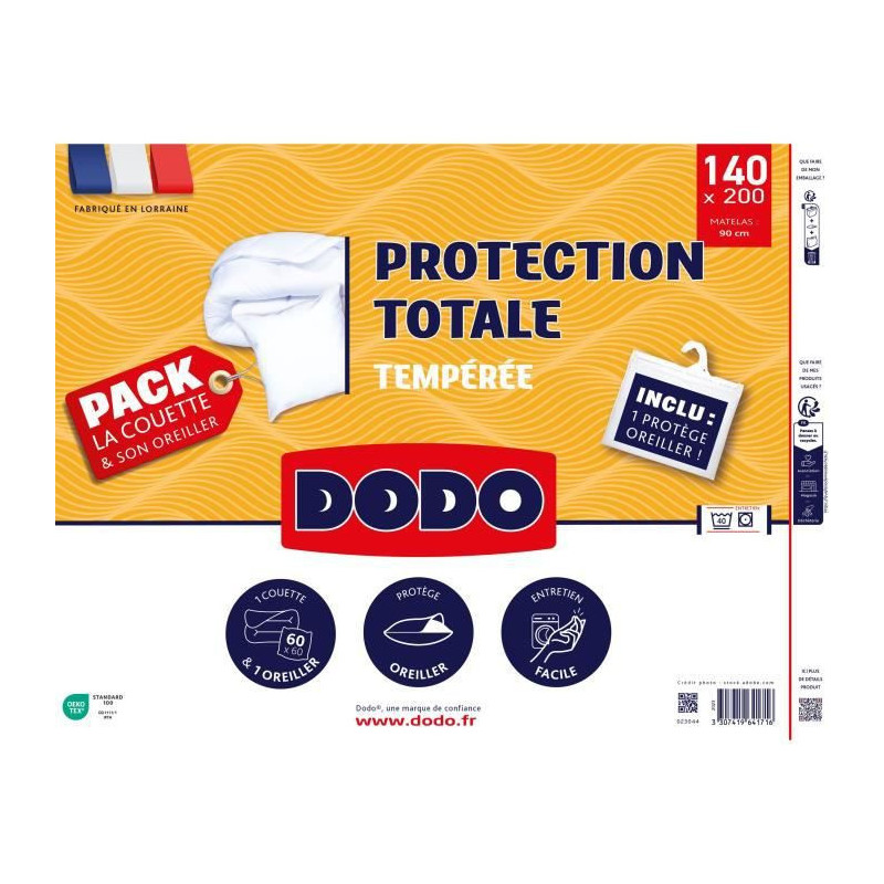 Image secondaire de Remplissage de couette Dodo 350 g/m²