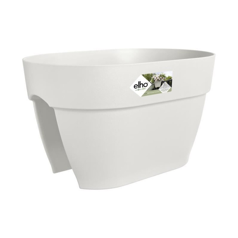 Pot Elho Vibia Campana 26 x 39 x 22 cm Blanc Rectangulaire Moderne