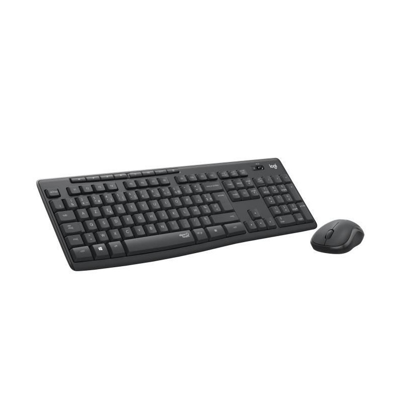 Logitech MK295 Silent Wireless Combo clavier Souris incluse RF sans fil Azerty Français Graphite