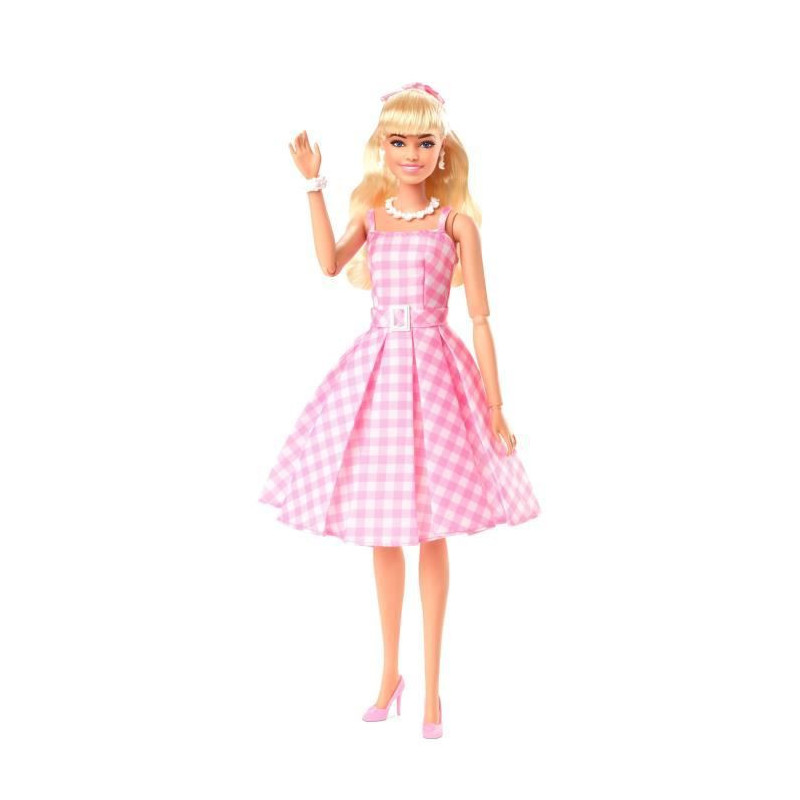 Barbie Signature Le Film Poupée en Robe Vichy Rose