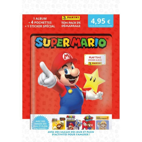 SUPER MARIO STICKERS Album + 4 pochettes + 1 sticker spécial 14,99 €