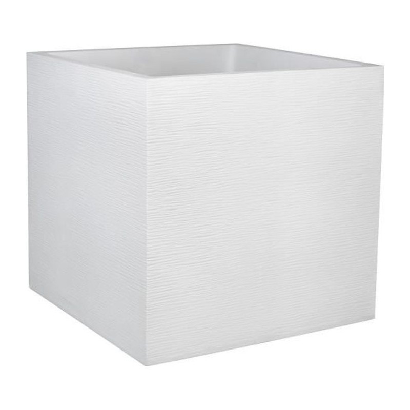 Pot EDA Blanc Plastique 49,5 x 49,5 x 49,5 cm