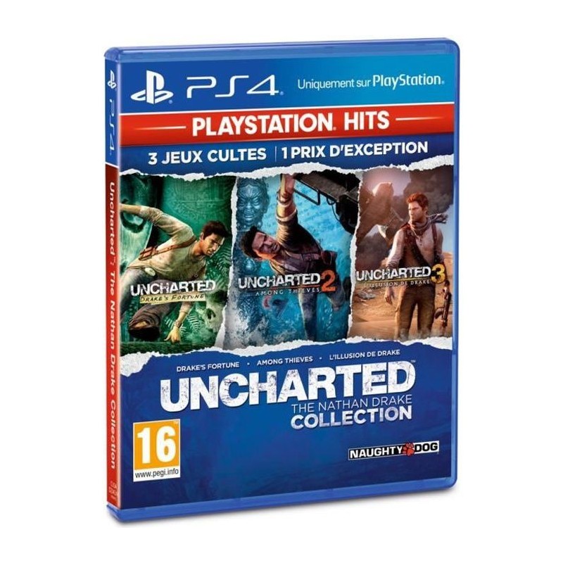 Sony Interactive Entertainment Uncharted : The Nathan Drake Collection - PLAYSTATION HITS Reissue PlayStation 4