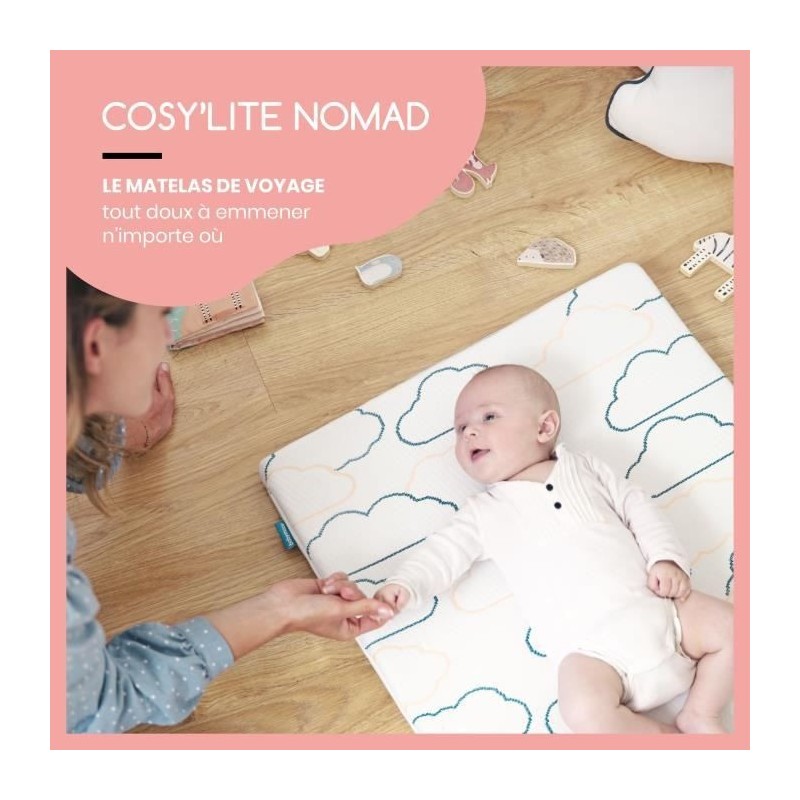 Image secondaire de Matelas pour lit de bébé Babymoov Cosy'Lite Nomad 60 x 120 cm