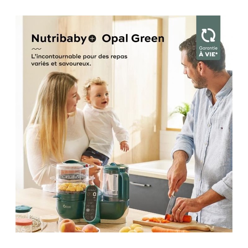 Image secondaire de Robot culinaire Babymoov Nutribaby Plus Vert 2,2 L