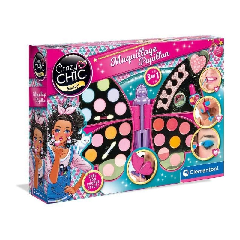 Kit de maquillage pour enfant Baby Born Butterfly Makeup Multicouleur