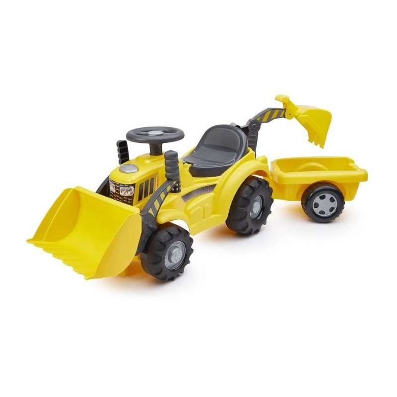 Tricycle Ecoiffier Carrier Jaune Tracteur