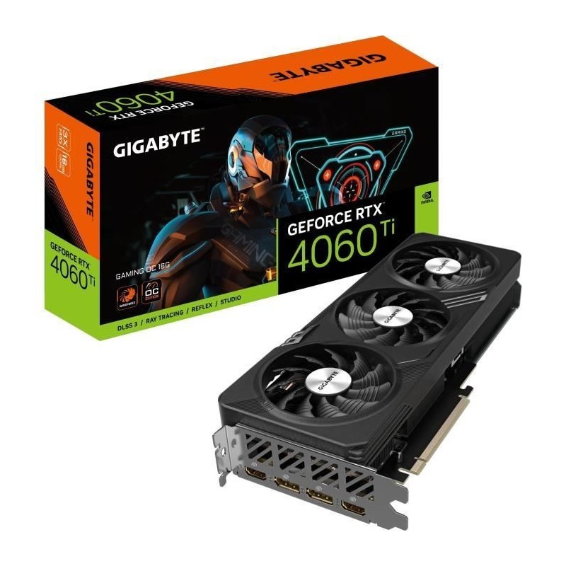 Gigabyte Gaming GeForce RTX 4060 Ti OC 16G Nvidia 16 Go GDDR6