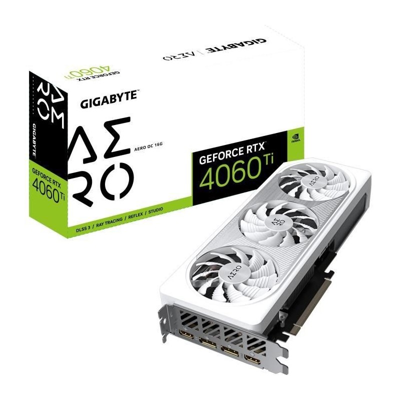 Gigabyte AERO GeForce RTX 4060 Ti OC Nvidia 16 Go GDDR6