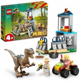 LEGO Jurassic Park 76957 L'Évasion du Vélociraptor. Jouet avec Dinosaure