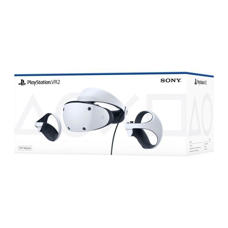 Sony PlayStation VR2 Casque de visualisation dédié Noir, Blanc