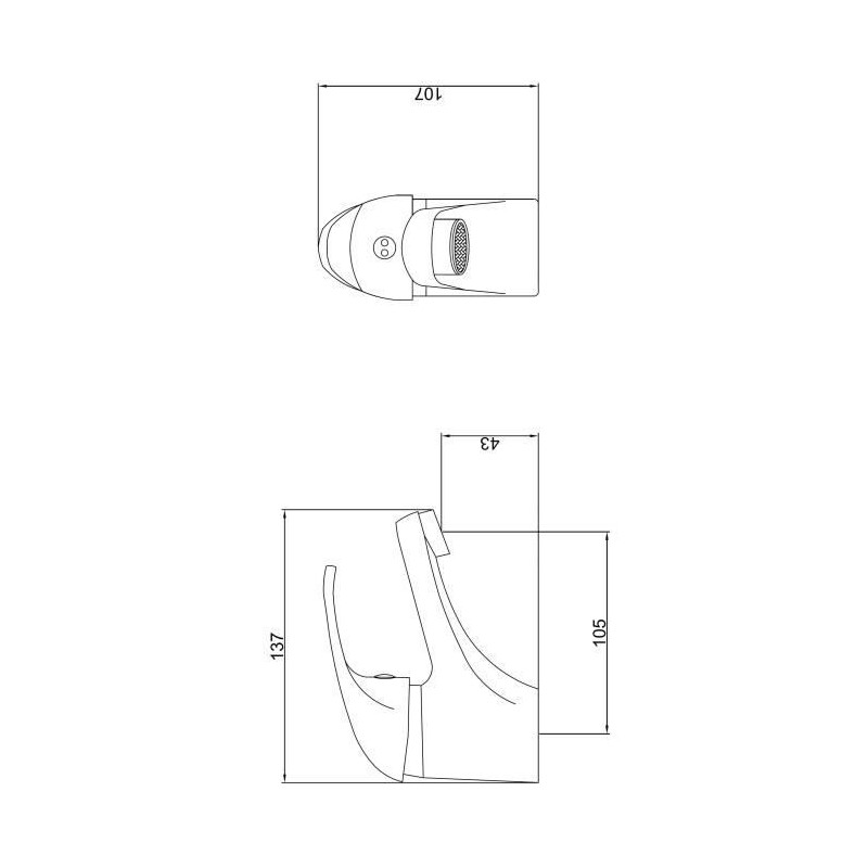 Image secondaire de Mitigeur Rousseau Métal Acier inoxydable Laiton