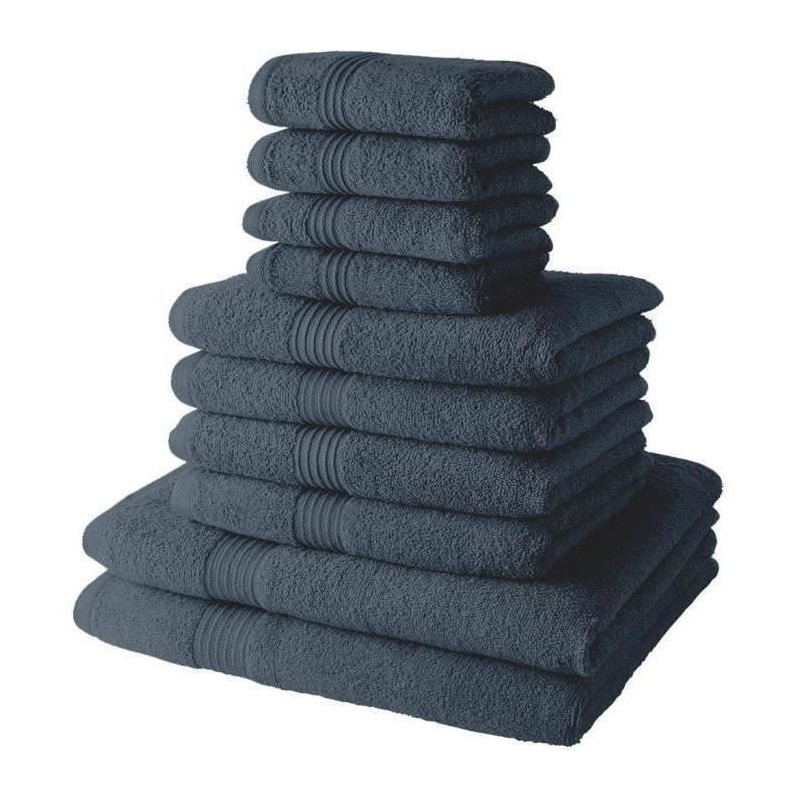 Ensemble de serviettes de toilette TODAY Azul Océano 10 Unités