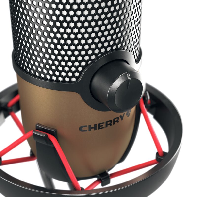 Cherry UM 9.0 PRO RGB Noir, Cuivre Microphone de table