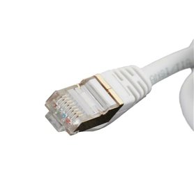 Câble Réseau Rigide FTP 7ème Catégorie iggual IGG318638 Blanc 5 m