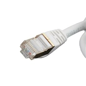 Câble Réseau Rigide FTP 7ème Catégorie iggual IGG318645 Blanc 3 m