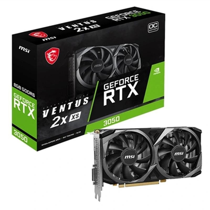 MSI VENTUS GeForce RTX 3050 2X XS 8G OC carte graphique Nvidia 8 Go GDDR6