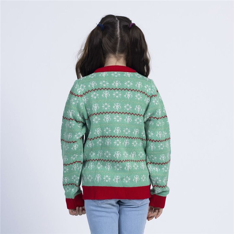 Image secondaire de Pull unisex The Mandalorian Enfant Noël Vert