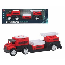 Camion Rouge 22 x 7 cm