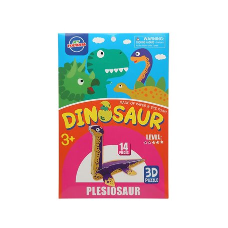 Puzzle 3D Plesiosaur Dinosaures