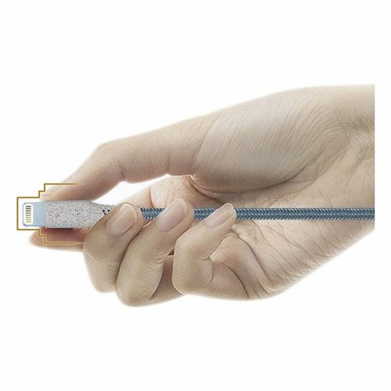 Image secondaire de Câble USB pour iPad/iPhone KSIX Blanc