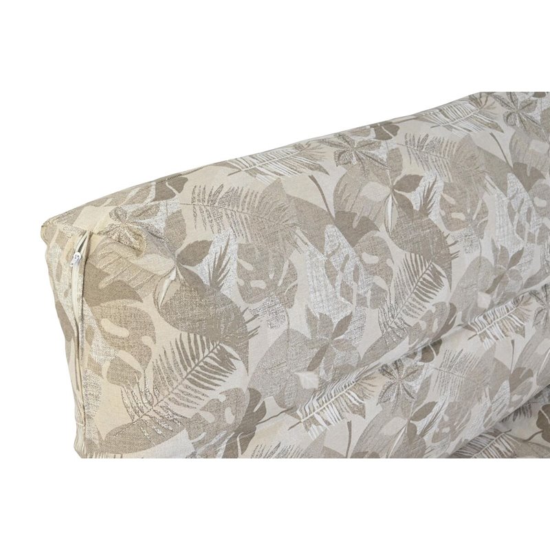 Image secondaire de Coussin DKD Home Decor De Sol Gris Marron Clair Aluminium Feuille d'une plante 120 x 80 x 16 cm