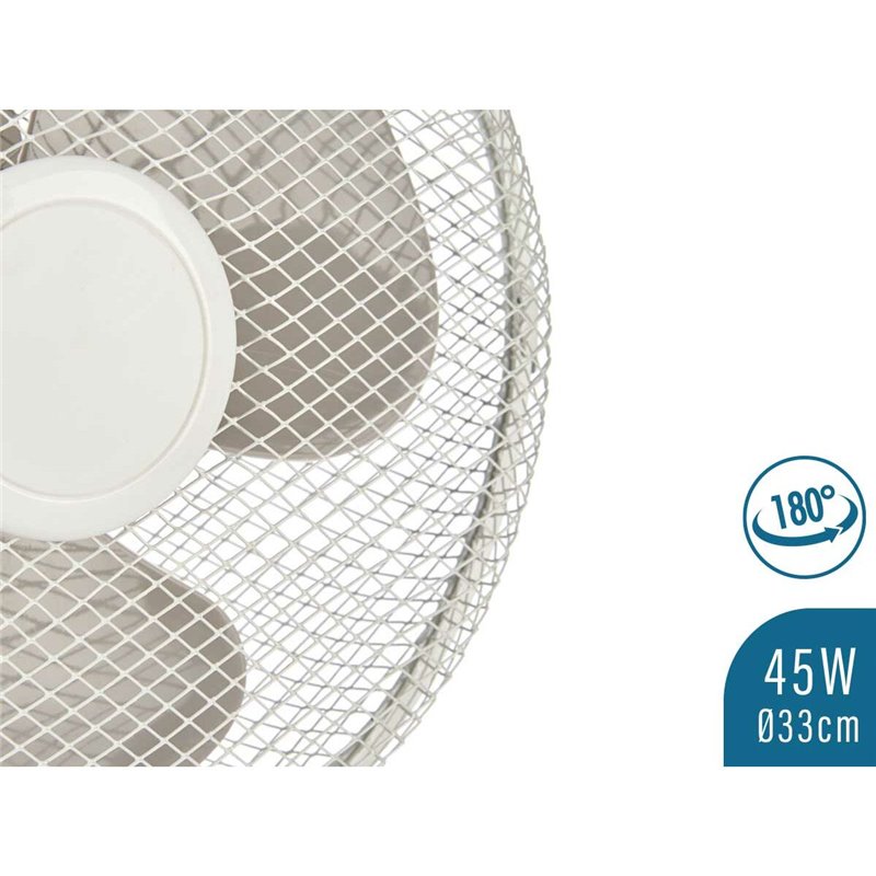 Image secondaire de Ventilateur de Bureau 45 W Blanc