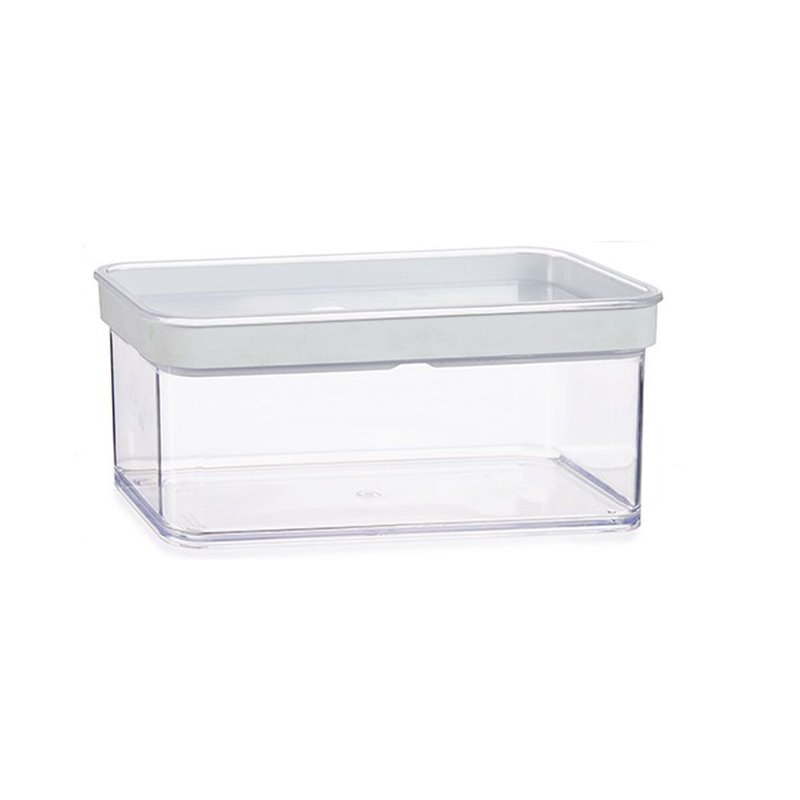 Image secondaire de Bocal Transparent Silicone polystyrène ABS 1,1 L 10,5 x 9 x 21 cm (18 Unités)