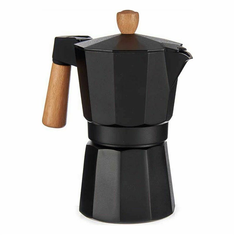 Image secondaire de Cafetière Italienne Bois Aluminium 300 ml (12 Unités)