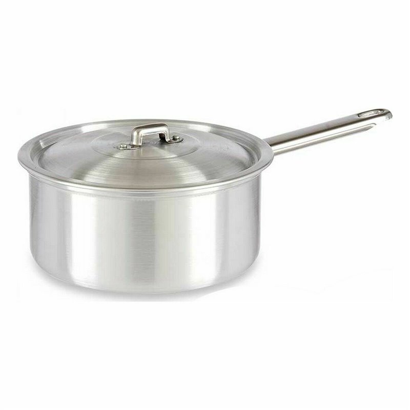 Image secondaire de Casserole avec couvercle Argenté Aluminium 2 L 20 x 12 x 35,5 cm (10 Unités)