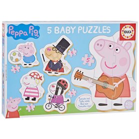 Set de 5 Puzzles   Peppa Pig Baby          