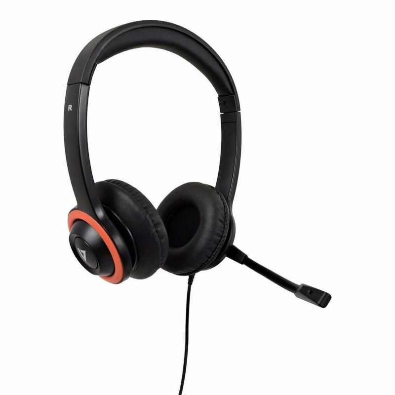 Casques avec Microphone V7 HU540E Noir