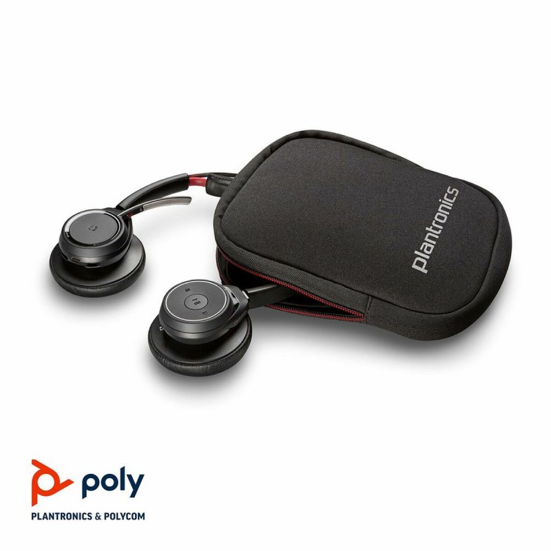 Poly Voyager Focus UC Casque Sans fil Arceau Bureau/Centre d'appels Bluetooth Noir