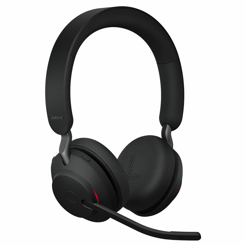 Jabra Evolve2 65, UC Stereo Casque Sans fil Arceau Bureau/Centre d'appels USB Type-C Bluetooth Noir